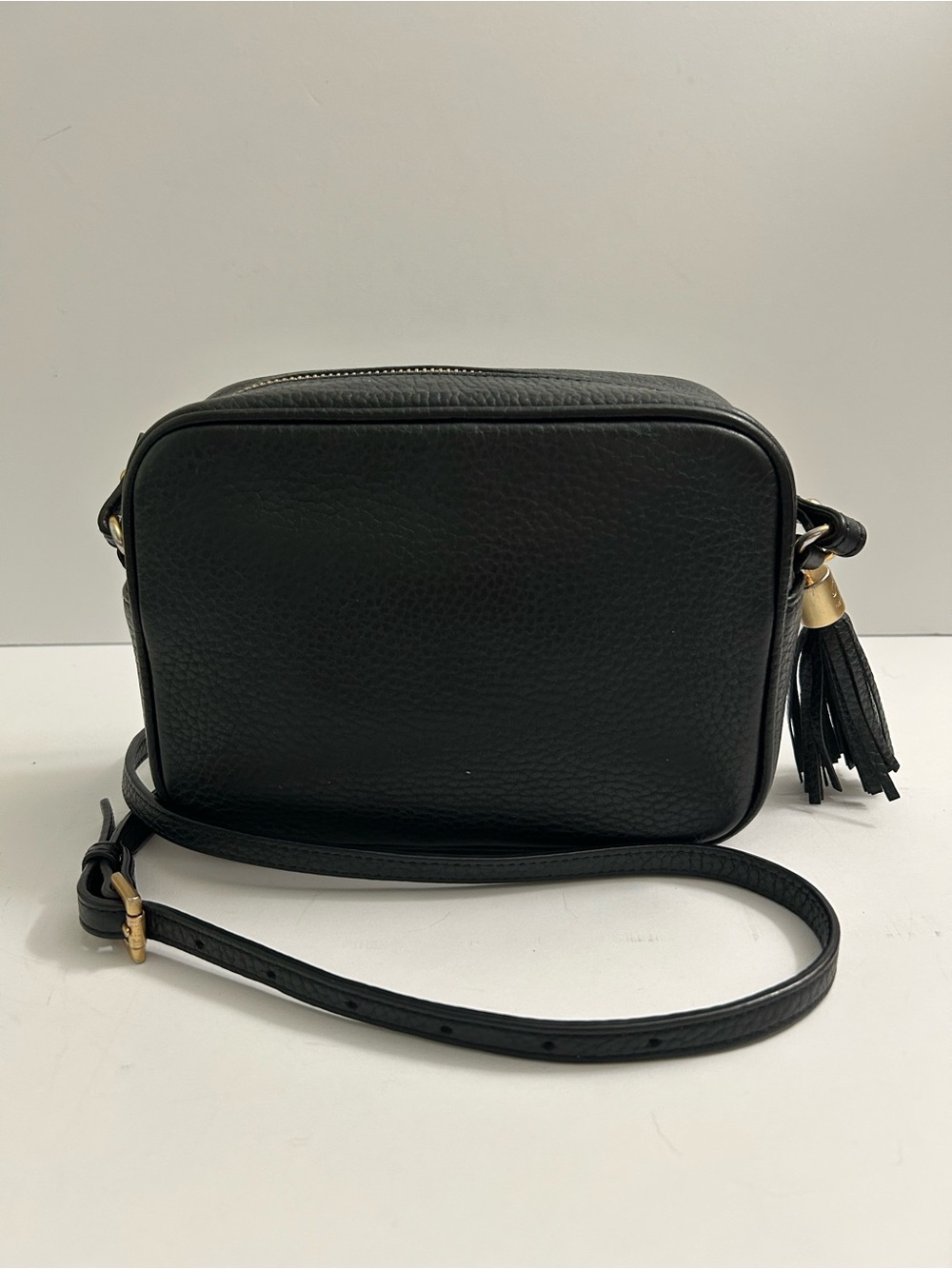 GiGi New York - Madison Crossbody - Black Pebble Grain Leather